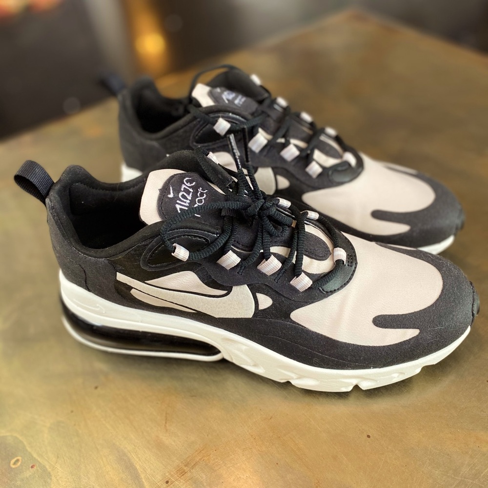Nike Air 270 React Black & Tan - custom design